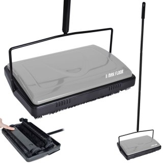 Grupa Orion Sp. z o.o. Odkurzacz Mechaniczny Ręczny Szczotka Kaśka z Kijem Solidna ORION 28 x 20cm