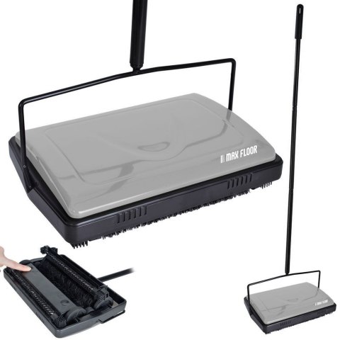 Grupa Orion Sp. z o.o. Odkurzacz Mechaniczny Ręczny Szczotka Kaśka z Kijem Solidna ORION 28 x 20cm