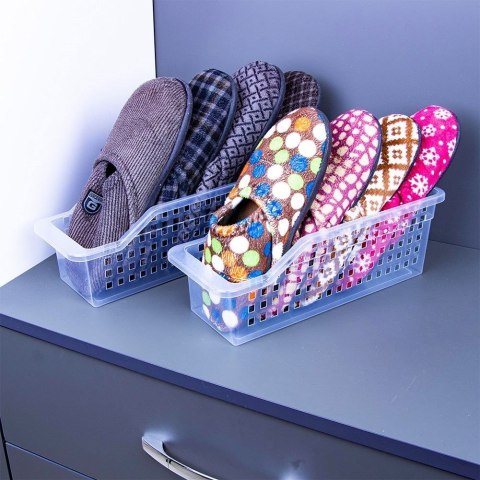 Grupa Orion Sp. z o.o. Organizer do Lodówki 34,5 x 13 x 11,5 cm Tworzywo Białe Przewiewne VILDE