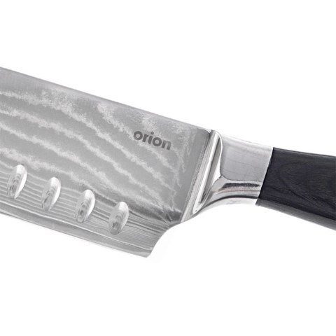 Orion Nóż Santoku stalowy DAMASCUS 31 cm