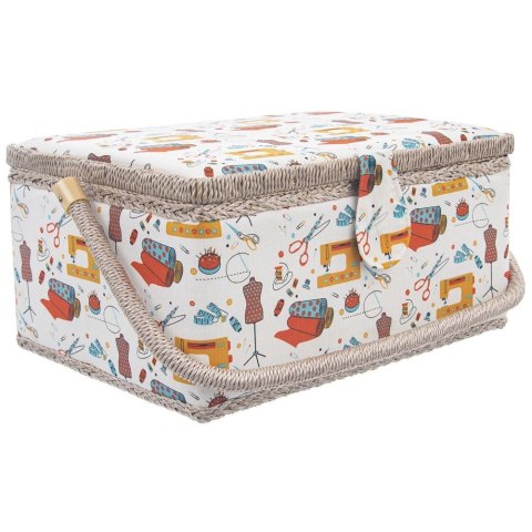 Grupa Orion Sp. z o.o. Organizer Niciarka Kuferek Dekoracyjny 30 x 23 x 16 cm ORION z Uchwytem