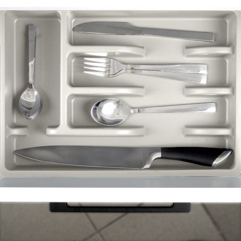 Grupa Orion Sp. z o.o. Wkład na Sztućce do Szuflady VILDE Popielaty 5 Przegród 36 x 25,5 cm