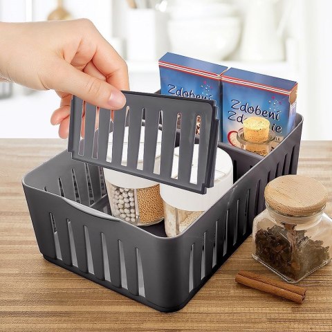 Grupa Orion Sp. z o.o. Organizer Pojemnik na Przyprawy Dzielony ORION Zmywarka 24 x 16 cm