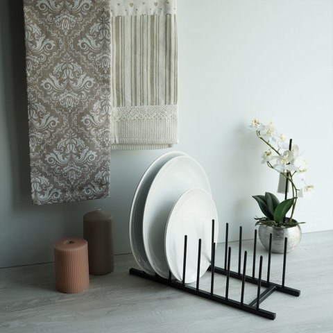 Grupa Orion Sp. z o.o. Stojak Suszarka na Pokrywki i Talerze Metalowy HOME 34,5 x 12,5 x 12 cm