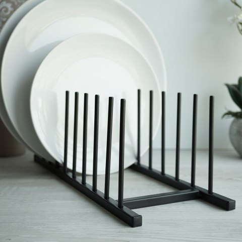Grupa Orion Sp. z o.o. Stojak Suszarka na Pokrywki i Talerze Metalowy HOME 34,5 x 12,5 x 12 cm