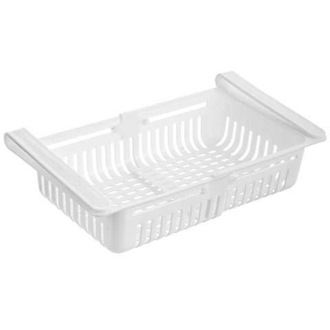 Grupa Orion Sp. z o.o. Organizer do Lodówki Podpółkowy Rozsuwany 21-28,7 cm ORION Biały Wytrzymały