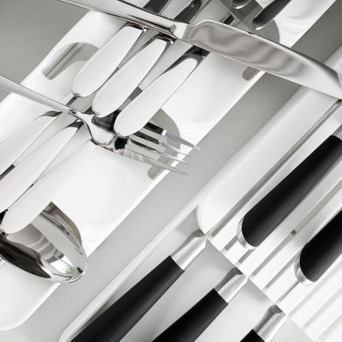 Grupa Orion Sp. z o.o. Wkład na Sztućce do Szuflady VILDE Biały 5 Przegród 39 x 11,5 cm