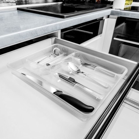 Grupa Orion Sp. z o.o. Wkład na Sztućce do Szuflady ORION Tworzywo Przezroczyste 38,5 x 31 cm