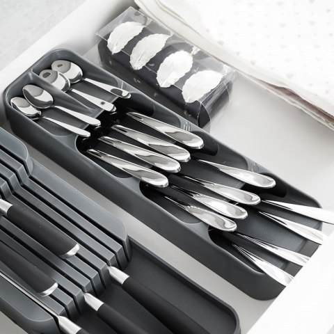 Grupa Orion Sp. z o.o. Wkład na Sztućce do Szuflady VILDE Szary 5 Przegród 39 x 11,5 cm