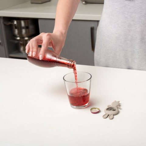 VLACHOS BROS S.A IMPORTS (NAVA),Valantis Vlachos Otwieracz do Kapsli Silikonowy 10,5 x 4,5 cm NAVA Królik Stal Nierdzewna