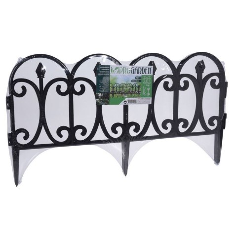 Grupa Orion Sp. z o.o. Płotek Ogrodowy Czarny ORION 60x33 cm 4 szt.