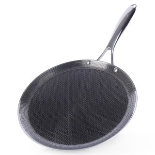 Patelnia do naleśników stalowa nieprzywierająca premium COOKCELL HYBRYD 29 cm