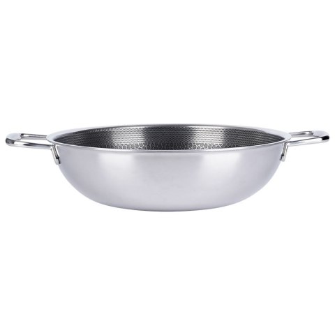 Patelnia stalowa wok nieprzywierający premium COOKCELL HYBRYD 28 cm