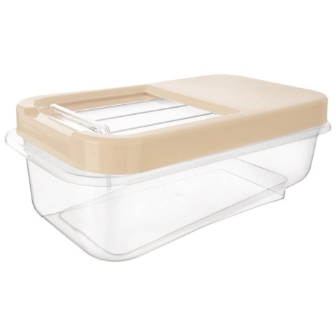 Grupa Orion Sp. z o.o. Pojemnik na Kapsułki Karmę Proszek 5 L 35 x 19,5 x 13 cm ORION Beżowy