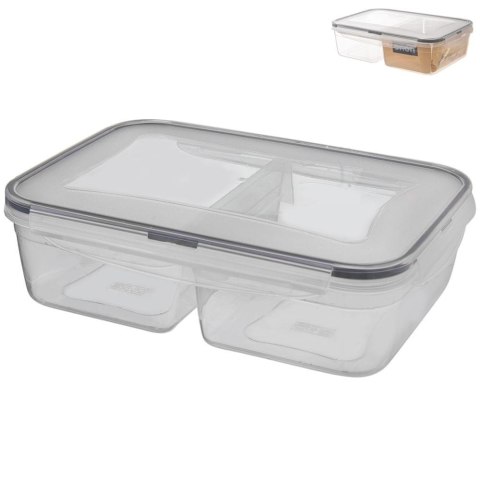 Grupa Orion Sp. z o.o. Pojemnik Dzielony Lunchbo x 2 L ORION Szczelny Piętrowany 25,5 x 18 cm