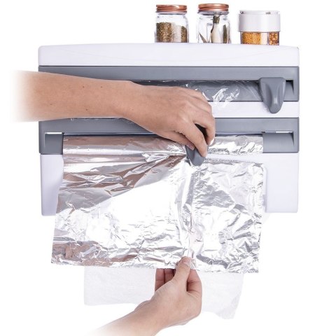 Grupa Orion Sp. z o.o. Podajnik do Folii i Ręczników Papierowych Dyspenser ORION 3w1