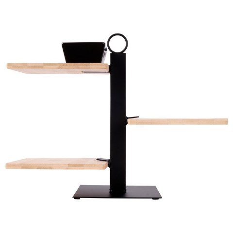 Grupa Orion Sp. z o.o. Patera Bambusowa 3-Piętrowa z Miseczką EXCELLENT HOUSEWARE 32x32x26,5 cm