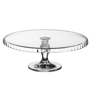 Grupa Orion Sp. z o.o. Patera na Tort Ciasto Ciasteczka Szklana Dekoracyjna na Nóżce ORION 32 cm