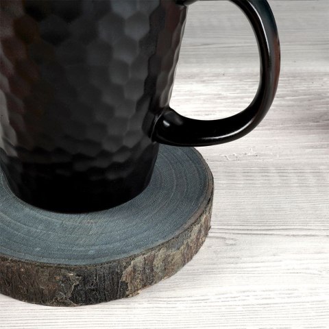 Grupa Orion Sp. z o.o. Podkładka Podstawka pod Kubek Kwiaty Świece Plaster Drewna VILDE 4 szt.