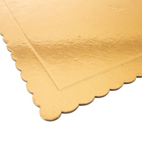Grupa Orion Sp. z o.o. Podkład pod Tort Prostokąt Złoty 40 x 30 cm ORION do Transportu