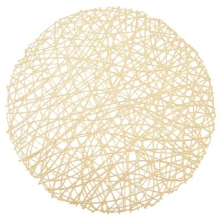 Grupa Orion Sp. z o.o. Podkładka na Stół Okrągła Gumowa Złota 39 cm ORION Ochronna Połysk