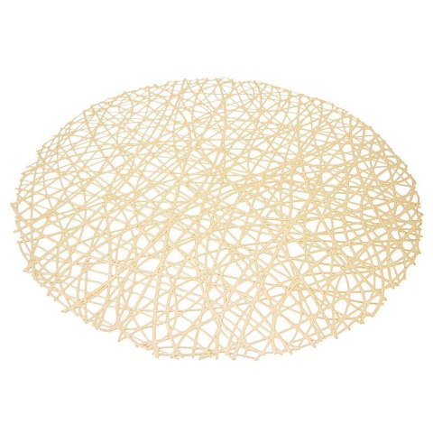 Grupa Orion Sp. z o.o. Podkładka na Stół Okrągła Gumowa Złota 39 cm ORION Ochronna Połysk