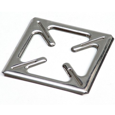 Grupa Orion Sp. z o.o. Podkładka na Palnik Kwadratowa 9,5 x 9,5 cm ORION Stalowa do Kawiarek