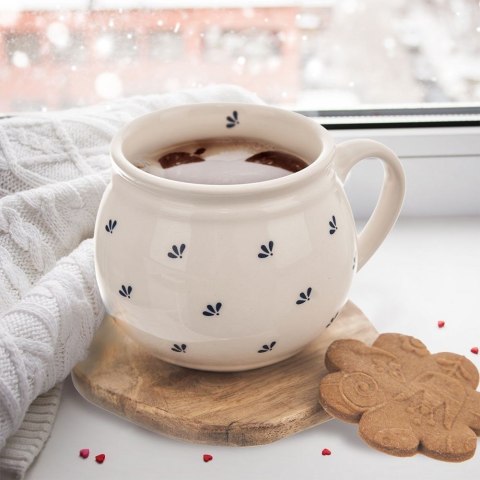 Grupa Orion Sp. z o.o. Podstawka pod Kubek Drewno MANGO 10 cm ORION Naturalna Taca Dekor