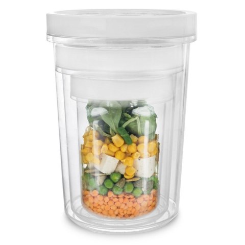 Grupa Orion Sp. z o.o. Pojemnik Lunchbox na Zupę Zakręcany Szczelny 500 ml HOBBY LIFE 12 x 9 cm