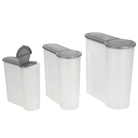 Grupa Orion Sp. z o.o. Pojemniki na Płatki Makaron Mąkę z Dozownikiem EXCELLENT HOUSEWARE 3 szt.