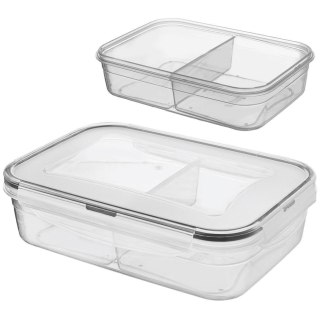 Grupa Orion Sp. z o.o. Pojemnik Lunchbox Dzielony 2 Komory Szczelny 1 L ORION Zmywarka 21 x 15 cm