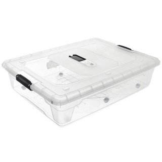 Grupa Orion Sp. z o.o. Pojemnik Pod Łóżko na Kółkach Duży 50 L ORION Wentylacja 80 x 60 cm