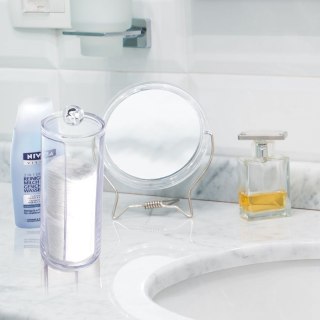 Grupa Orion Sp. z o.o. Pojemnik na Płatki Kosmetyczne z Podajnikiem 7,5 x 20 cm ORION Pionowy