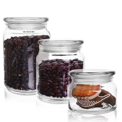 Grupa Orion Sp. z o.o. Pojemnik Szklany Retro 580 ml ORION Szczelny Okrągły 11 x 10 cm
