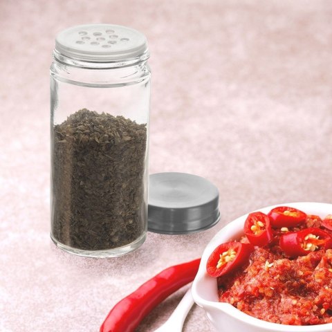 Grupa Orion Sp. z o.o. Pojemnik Szklany na Przyprawy Sitko 100 ml ORION Zamykany 9,5 x 4,5 cm