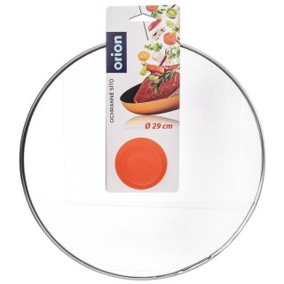 Grupa Orion Sp. z o.o. Pokrywka Ochronna do Smażenia Metal Uchwyt 29 cm ORION na Tłuszcz Olej