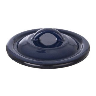 Grupa Orion Sp. z o.o. Pokrywka Emaliowana Niebieska do Garnka Rondla Uniwersalna ORION 12 cm