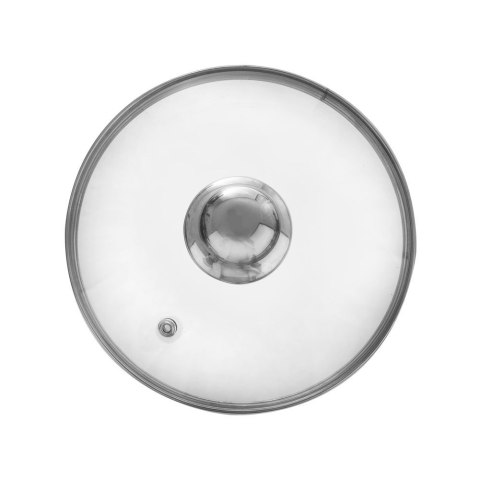 Grupa Orion Sp. z o.o. Pokrywka Szklana Żaroodporna Odpowietrznik 16 cm ORION do Garnka Patelni