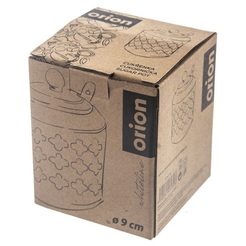 Grupa Orion Sp. z o.o. Porcelanowa Cukierniczka z Łyżeczką i Pokrywką ORION