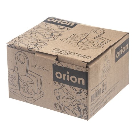 Grupa Orion Sp. z o.o. Przyprawnik na Sól i Pieprz Stojak Serwetki Zestaw ORION