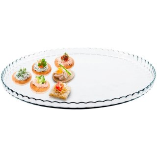 Grupa Orion Sp. z o.o. Patera na Tort Przystawki Ciasta Desery Szklana Uniwersalna ORION 32 cm