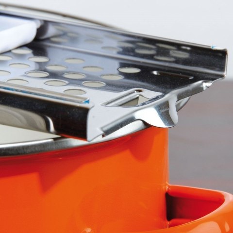 Grupa Orion Sp. z o.o. Tarka do Lanych Klusek Makaronu z Uchwytami Stalowa Solidna ORION 33 x 11cm