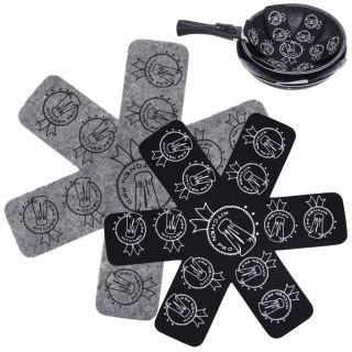 Grupa Orion Sp. z o.o. Przekładki Filcowe Ochronne Patelnie 2 Rozmiary 24 32 cm ORION