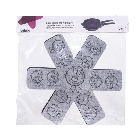 Grupa Orion Sp. z o.o. Przekładki Filcowe Ochronne Patelnie Garnki Zestaw 2 szt. 32 cm ORION