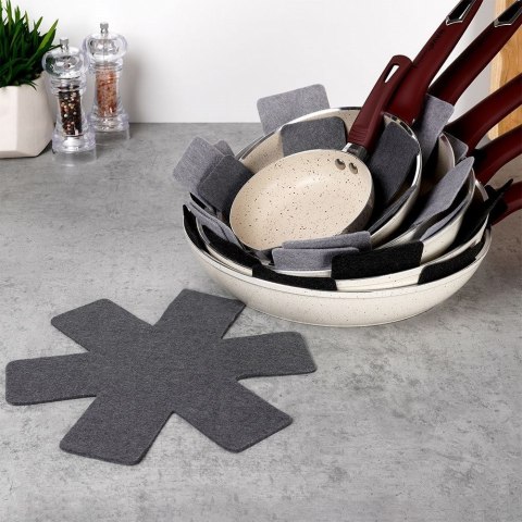 Grupa Orion Sp. z o.o. Przekładki Filcowe Ochronne 6 szt. 3 Rozmiary Patelnie EH 38 35 26 cm