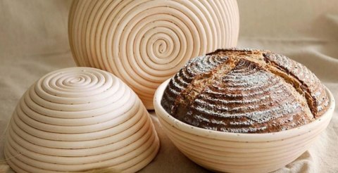 Grupa Orion Sp. z o.o. Koszyk do Wyrastania Formowania Ciasta na Chleb Rattanowy ORION 0,7 Kg