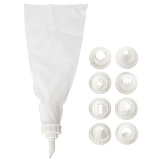 Grupa Orion Sp. z o.o. Rękaw Cukierniczy i Tylki Zestaw 10 el. 26 cm Dekoracja ORION