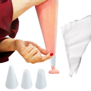 Grupa Orion Sp. z o.o. Rękaw Cukierniczy i Tylki Zestaw 12 el. 35 cm Nadziewanie ORION