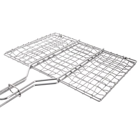 Ruszt do grillowania metalowy 35x55 cm