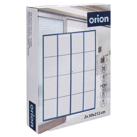 Grupa Orion Sp. z o.o. Moskitiera do Drzwi z Magnesem Magnetyczna Czarna Solidna ORION 212 x 100cm